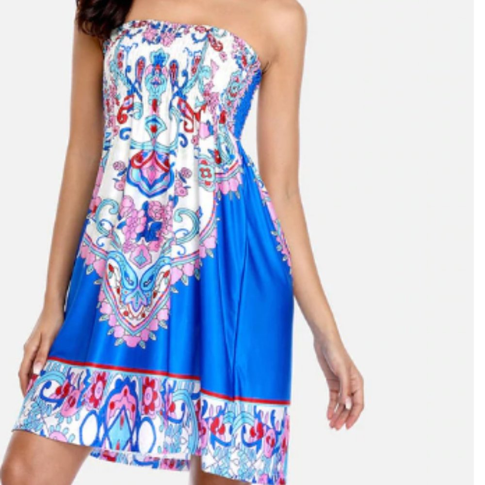 Strapless Bathing suite Cover-Up